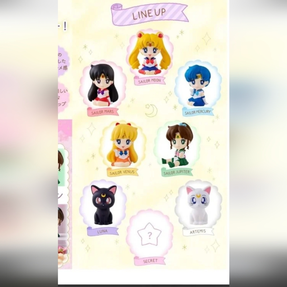 Vintage SAILOR MOON 1990s PVC Collection Scouts, Prince & Felines 8 Figures - Picture 4 of 10